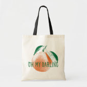 Oh mijn Darling Clementine herbruikbare Canvas tas (Voorkant)