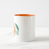 Oh mijn Darling Clementine Two-Tone Coffee Mok (Center)