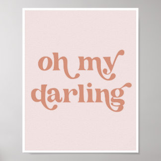 Oh mijn Darling Poster