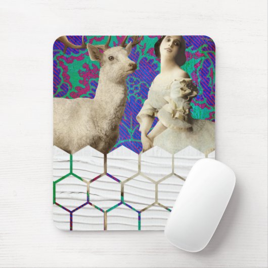 Oh mijn Deer  Digitale Kunst Muismat (Met muis)