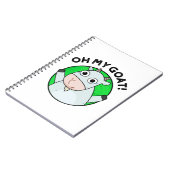 Oh Mijn Geit Grappige Dierenwoordgrap  Notitieboek (Linkerzijde)
