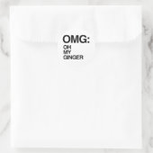 OH MIJN GEMBER RONDE STICKER (Tas)