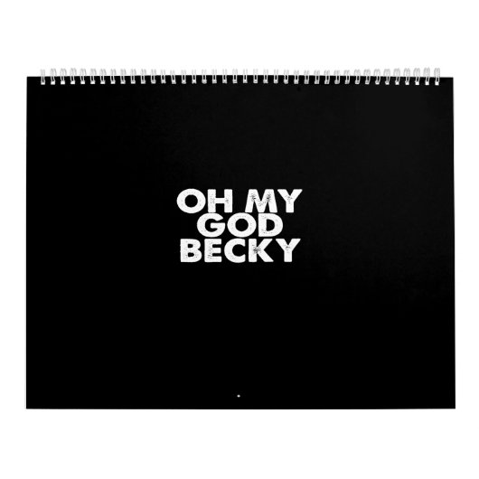 Oh mijn god becky kalender (Hoes)