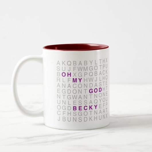 Oh mijn God, Becky Mokken (Links)