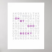 Oh mijn God, Becky Print (Voorkant)
