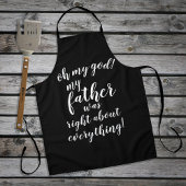 Oh mijn god! Mijn vader had overal gelijk in! Schort