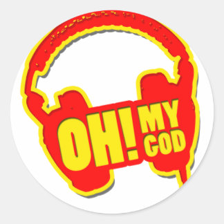 Oh mijn God! Ronde Sticker