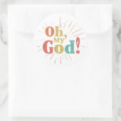 Oh mijn God Sticker (Tas)