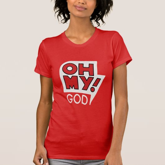 Oh, mijn ! God T-shirt - Awe, Praise & Style (Voorkant)