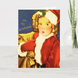 Oh, mijn goedheid! Kerstkaart Feestdagen Kaart