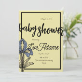 Oh Mijn Gogh Collectie Baby shower Uitnodiging (Staand voorkant)