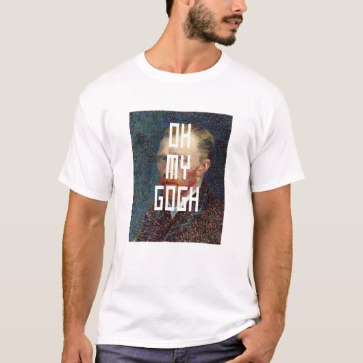 Oh mijn Gogh Grappige Vincent van Gogh Meme T-shirt (Voorkant)