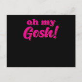 Oh mijn Gosh Briefkaart (Voorkant)