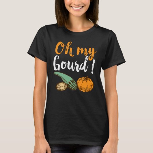 Oh Mijn Gourd Funny Autumn Thanksgiving Herfst Gez T-shirt (Voorkant)