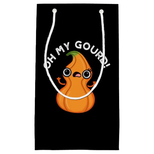 Oh Mijn Gourd Funny Veggie Pun Klein Cadeauzakje (Voorkant)