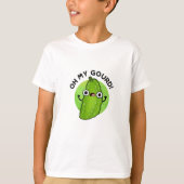 Oh Mijn Gourd Funny Veggie Pun T-shirt (Voorkant)