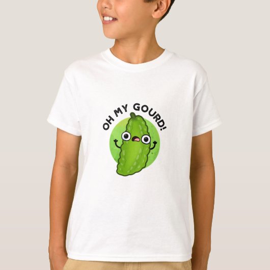 Oh Mijn Gourd Funny Veggie Pun T-shirt (Voorkant)