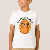 Oh Mijn Gourd Funny Veggie Pun T-shirt (Voorkant)