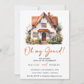 Oh Mijn Gourd Herfst Home Housewarming Party Kaart (Voorkant)