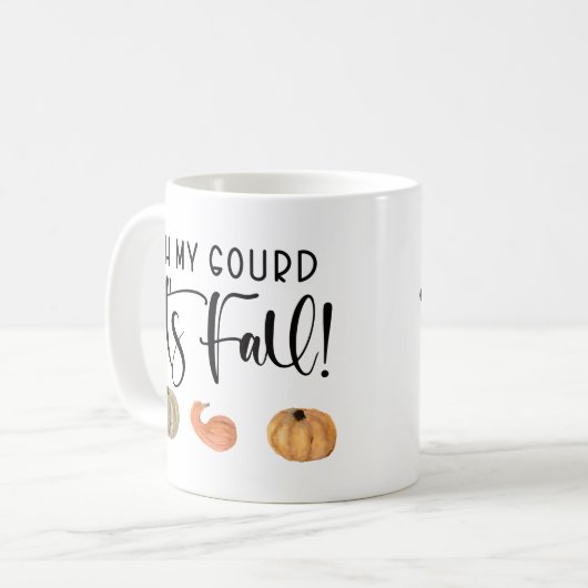 Oh, mijn gourd Het is Herfst Pumpkins Coffee Mok (Voorkant links)