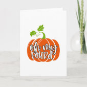 Oh Mijn Gourd Kaart (Voorkant)