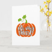 Oh Mijn Gourd Kaart (Gele Bloem)