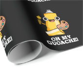 Oh Mijn Guoache Funny Artist Paint Donk BG Cadeaupapier (Rol Hoek)