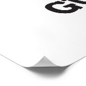 Oh mijn guoache grappige kunstenaar verf woordspel poster (Hoek)