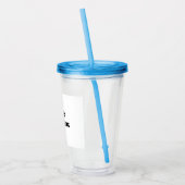 oh mijn hemel hij is aan het treden acryl drinkbeker (Links)