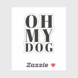 Oh Mijn hond Sticker