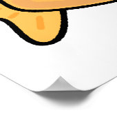 Oh mijn kabeljauw grappige vis woordspeling poster (Hoek)