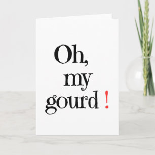 Oh, mijn kalebas! Halloween Kaart