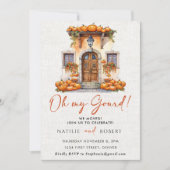 Oh mijn kalebas herfst pompoen Housewarming Party Kaart (Voorkant)