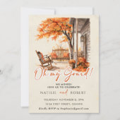 Oh mijn kalebas herfst pompoen Housewarming Party Kaart (Voorkant)