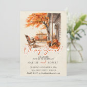 Oh mijn kalebas herfst pompoen Housewarming Party Kaart (Staand voorkant)