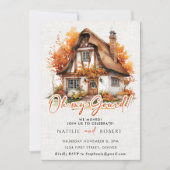 Oh mijn kalebas herfst pompoen Housewarming Party Kaart (Voorkant)