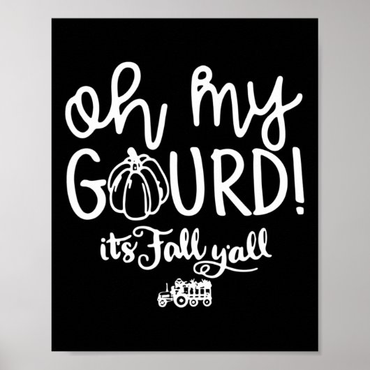 oh mijn kalebas het is herfst jullie allemaal Hall Poster (Voorkant)