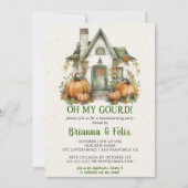 Oh mijn kalebas! Housewarming Halloween Party Kaart (Voorkant)