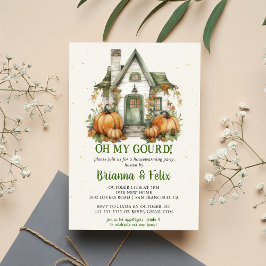 Oh mijn kalebas! Housewarming Halloween Party Kaart