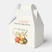 Oh mijn kalebas kleine pompoen Baby shower Bedankdoosjes (Voorkant Zijde)