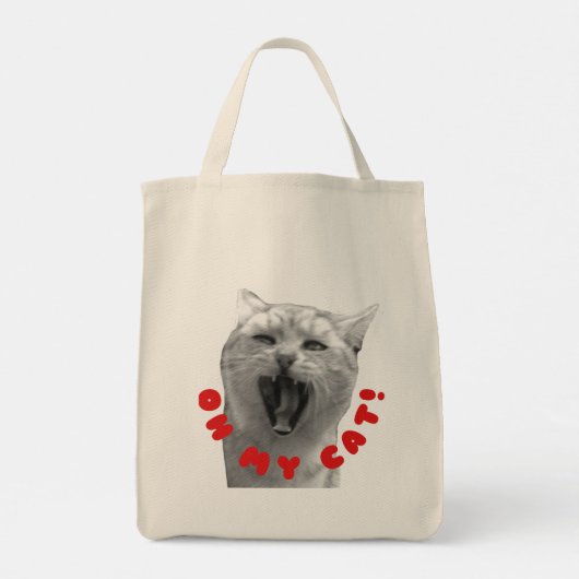 OH MIJN KAT! TOTE BAG (Achterkant)