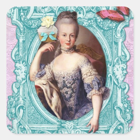 Oh! Mijn Parijs...... Vierkante Sticker (Voorkant)