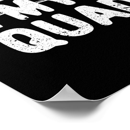 Oh mijn Quad Funny Beend Day Squat Exercise Gym Wo Poster (Hoek)