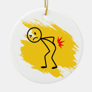 Oh Mijn Rugpijn Humor Douane Conditie Ornament