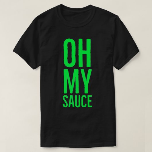 Oh mijn sauce Garlic Cilantro Premium T-shirt (Design voorkant)