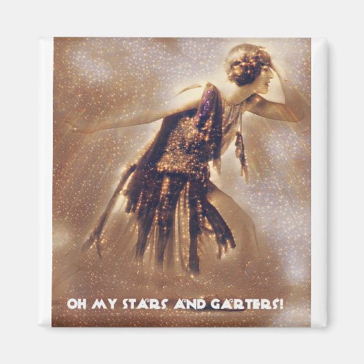 Oh mijn sterren en kousenbanden! magneet (Voorkant)