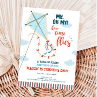 Oh mijn tijd vliegt op Kite Summer Boy eerste verj