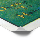 Oh mijn tis Halloween Black Cat Scaring Kinderen Poster (Hoek)