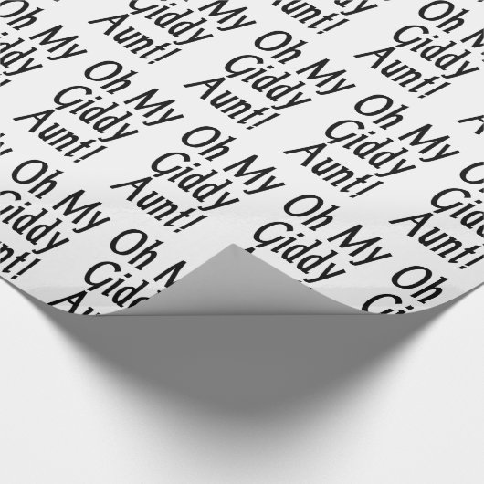 Oh, mijn zwerftante! cadeaupapier (Hoek)