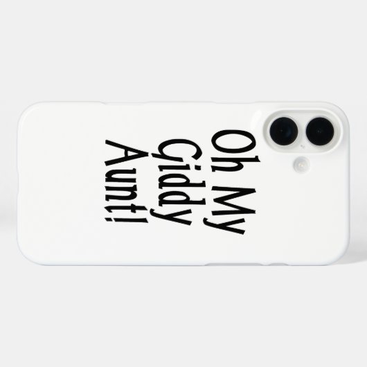 Oh, mijn zwerftante! Case-Mate iPhone case (Achterkant (horizontaal))